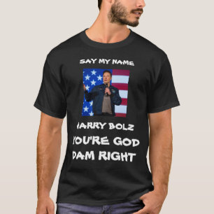 CAMISETA DIGA MEU NOME HARRY BOLZ