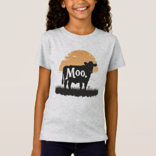 Camiseta Diga Moo — Bonita Prata-Vaca