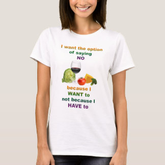 CAMISETA DIGA NÃO