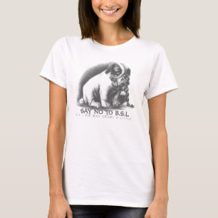 CAMISETA DIGA NÃO A B.S.L