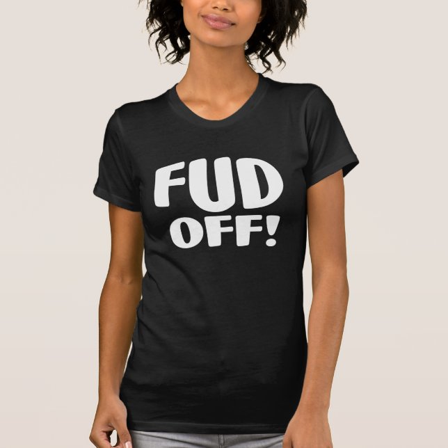 Camiseta Diga Não A Crypto Fud. (Frente)
