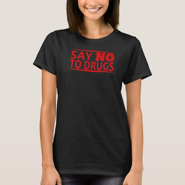 Camiseta Diga NÃO à droga (Frente)