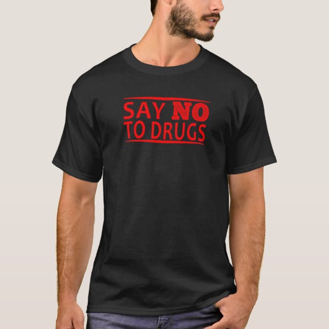Camiseta Diga NÃO à droga (Frente)