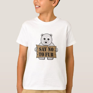 Camiseta Diga não à Pele