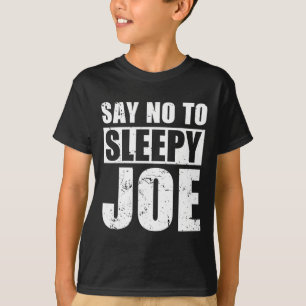 Camiseta Diga Não A Sleepy Joe Eleito Anti-Biden Republica