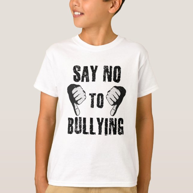 Camiseta Diga Não ao Bullying (Frente)