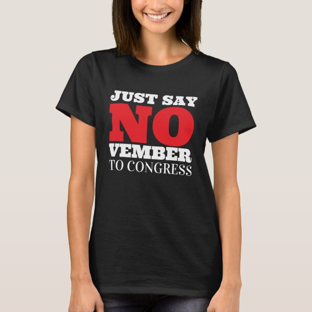 Camiseta diga não ao congresso (Frente)