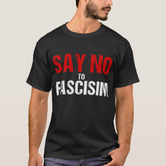 Camiseta Diga Não ao Fascismo garoto