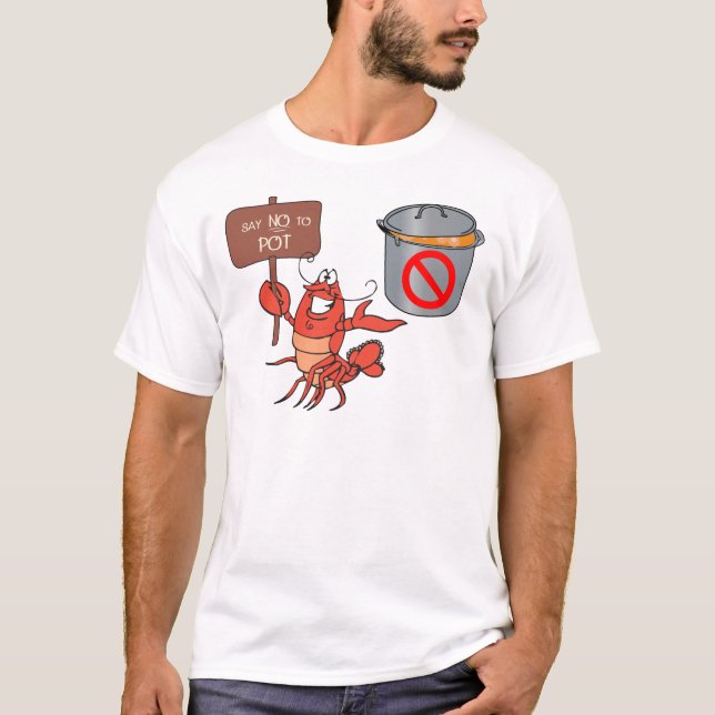 Camiseta Diga NÃO ao marisco POTE (Frente)