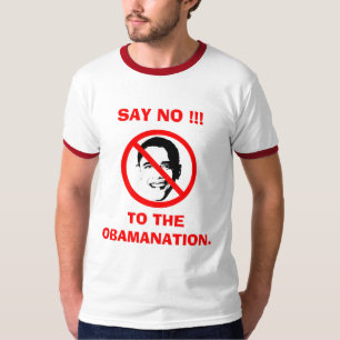 Camiseta Diga não ao Obamantion