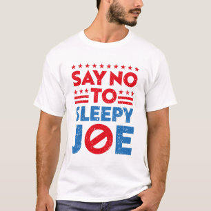 Camiseta Diga não ao sonolento joe