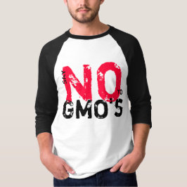 Camiseta Diga NÃO ao t-shirt dos GMOs
