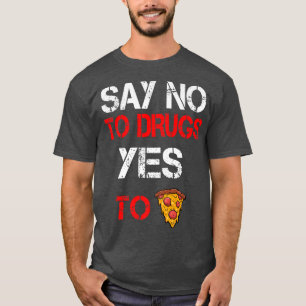 Camiseta Diga "Não" às Drogas "Sim" à Consciência das Droga