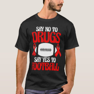 Camiseta Diga Não Às Drogas Sim Aos Jogadores De Beisebol Q
