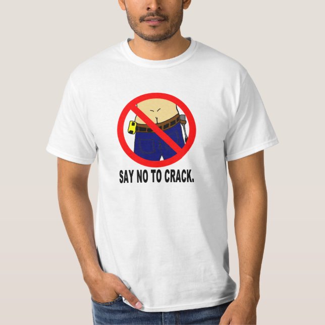 CAMISETA DIGA NÃO RACHAR-SE (Frente)