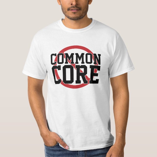 Camiseta "Diga não t-shirt legal ao núcleo comum" (Frente)
