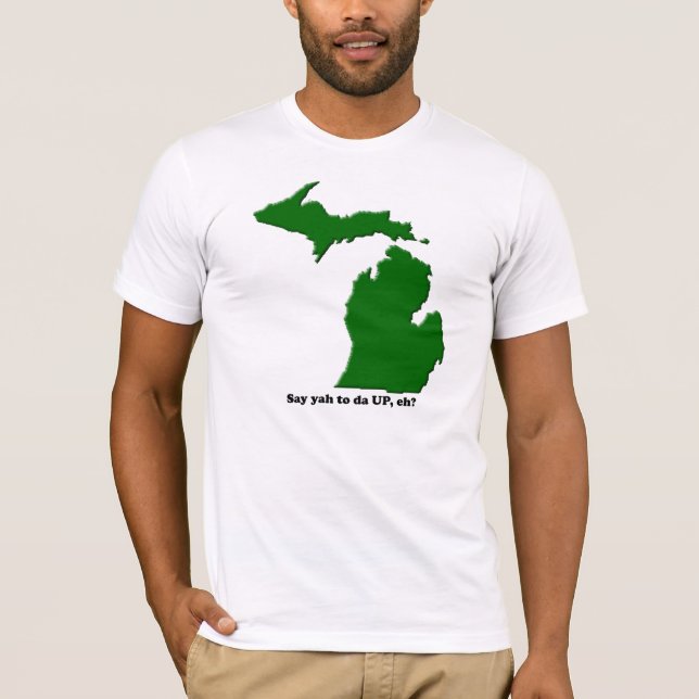 Camiseta Diga o ya à Dinamarca ACIMA, eh? (Frente)