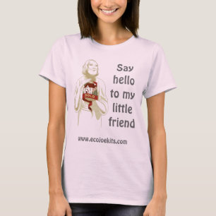 Camiseta Diga olá! a meu amigo EcoJoe, o eco St Joseph