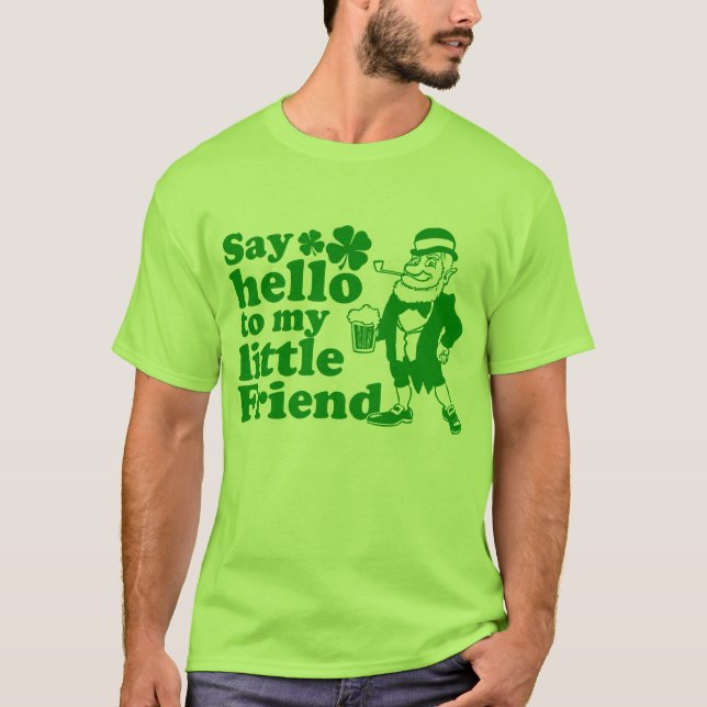 Camiseta Diga olá! a meu amigo pequeno (Frente)