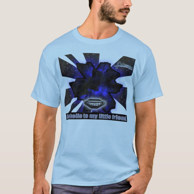 Camiseta Diga olá! a meu amigo pequeno (Frente)