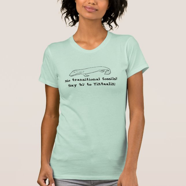Camiseta Diga olá! a Tiktaalik (Frente)