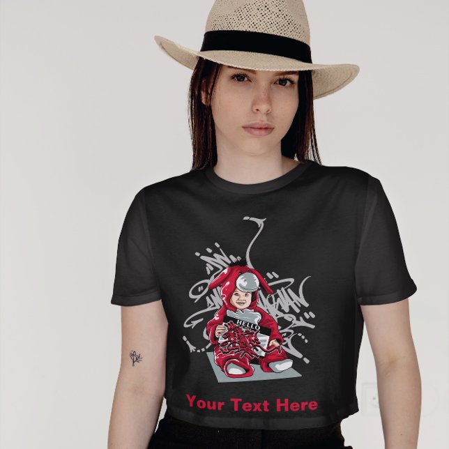 Camiseta Diga Olá a todos os T-Shirt (Criador carregado)