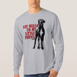 Camiseta Diga olá ao meu pequeno amigo
