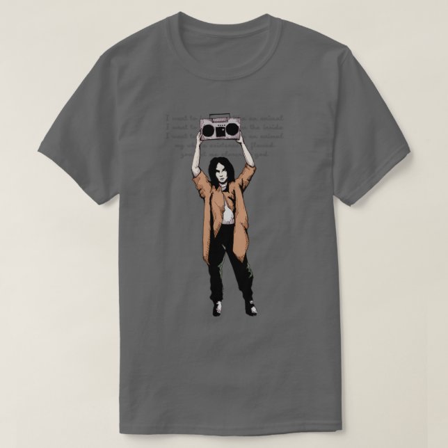Camiseta Diga Qualquer Coisa Mais Próxima (Frente do Design)