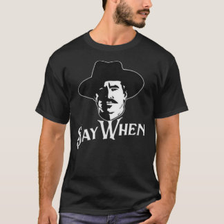 Camiseta Diga Quando Tombstone Essencial T-Shirt