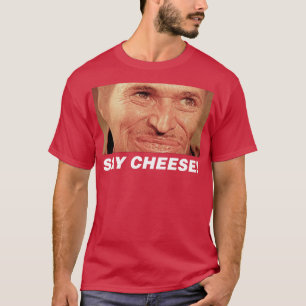 Camiseta Diga queijo selvagem no coração Bobby Peru sorria