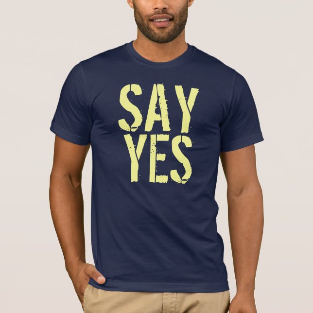 CAMISETA DIGA SIM (Frente)