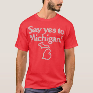 Camiseta Diga Sim a Michigan 1982