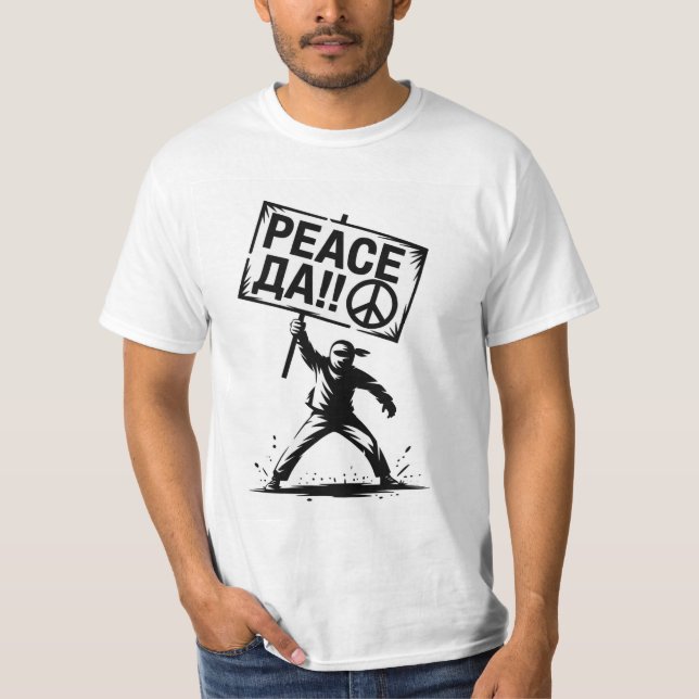 Camiseta Diga SIM à PAZ (Frente)