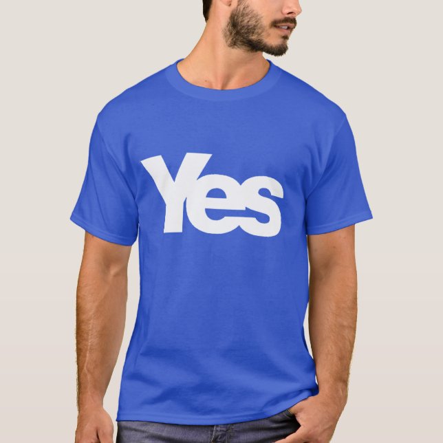 CAMISETA DIGA SIM A SCOTLAND! (Frente)
