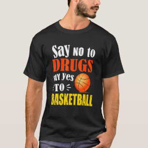 Camiseta Diga "Sim" Ao Basquete Red Ribbon Semana Conhecida