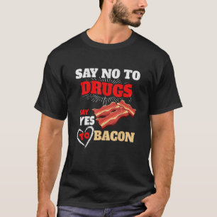 Camiseta Diga Sim Ao Entusiasta De Bacon Pork Grieling Baco