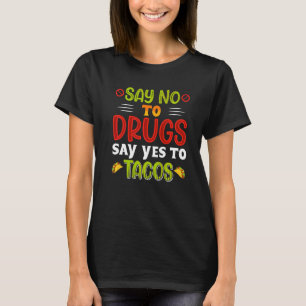 Camiseta Diga Sim Para Tacos Comida Mexicana Gráfico De Com