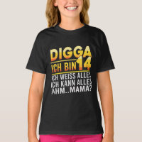 Digga eu tenho 14 Citação engraçada de aniversário