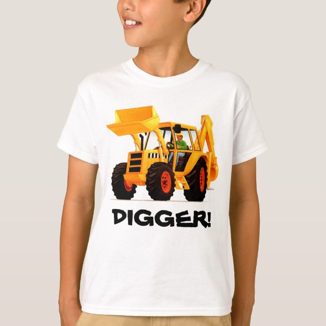 Camiseta Digger amarelo (Frente)