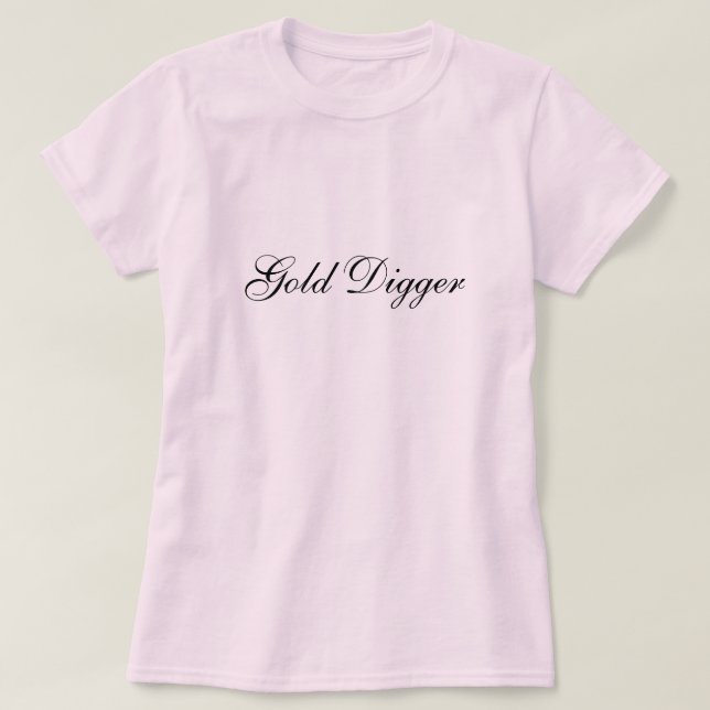 Camiseta Dígger Dourado (Frente do Design)