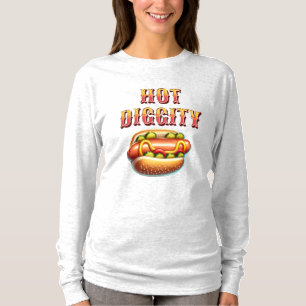 Camiseta Diggidade instantânea   Retro Hot dog