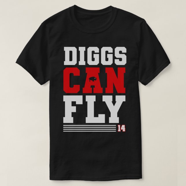 Camiseta Diggs Podem Voar Buffalo (Frente do Design)
