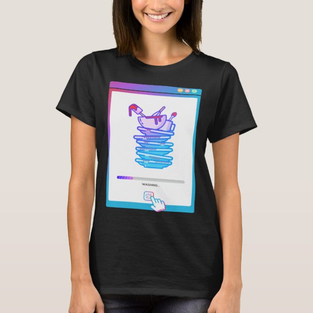 Camiseta Digital Dishwasher (Frente)