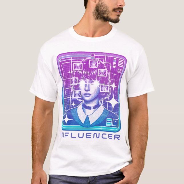 Camiseta Digital Dreamscape Influencer Tee (Frente)
