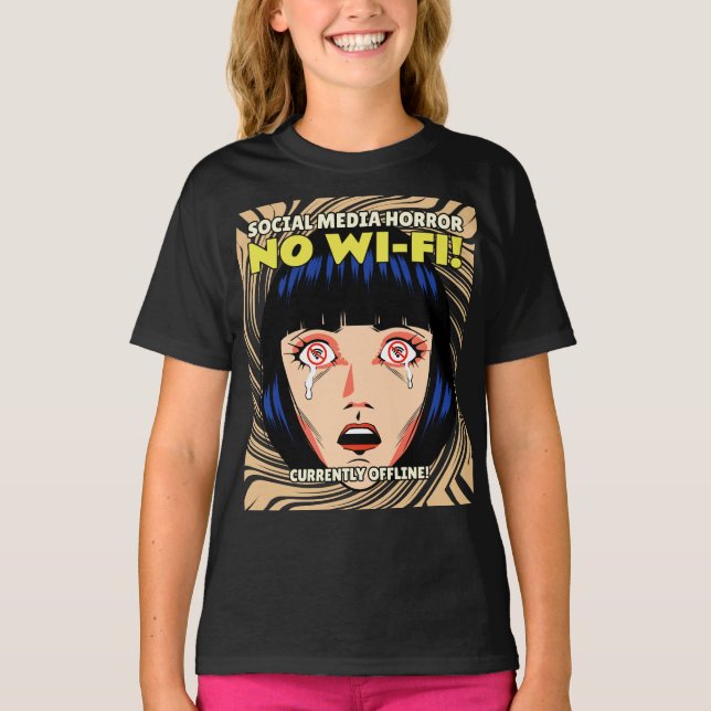 Camiseta Digital Horror Tale - Social Media (Frente)