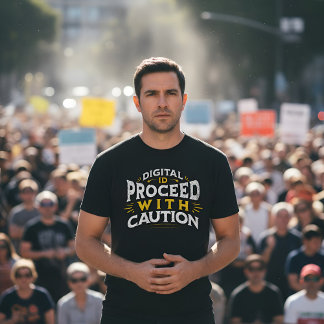 Camiseta Digital ID: Proceed With Caution