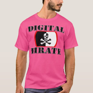 Camiseta Digital Pirate Programmer Coding Digital Marketete