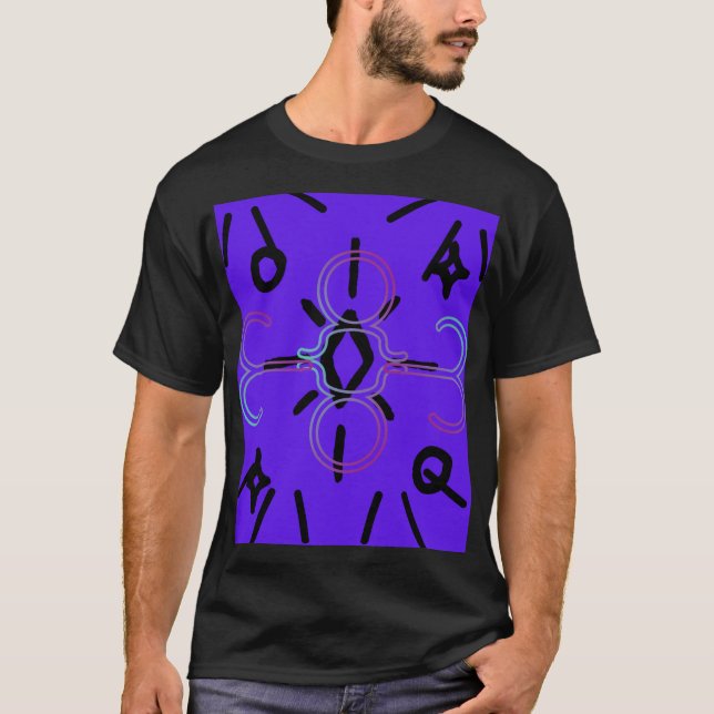 CAMISETA DIGITAL VIOLET MANDALA (Frente)