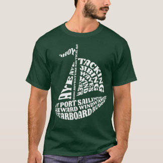 Camiseta Digitalização à vela de texto