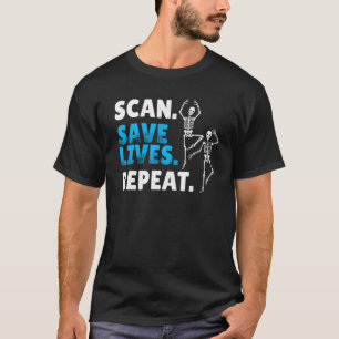 Camiseta Digitalizar Salvar Vidas Repetir Radiologista Radi